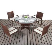 Outdoor Round Dining Set with Steel Frame 1607